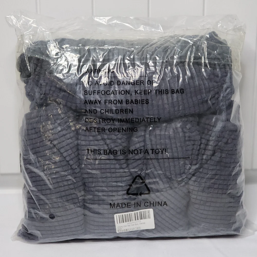 AIGaiety Dark Gray Seat Covers 6pc